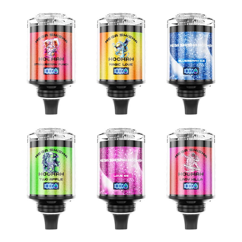 Умный электронный кальян JNR Mega Shisha Hookah 100K